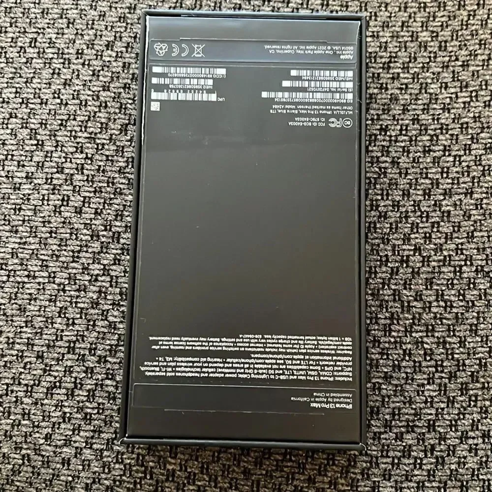 Apple Iphone 13 pro max  box